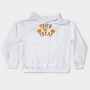 Trick or Treat - Halloween Lettering Kids Hoodie